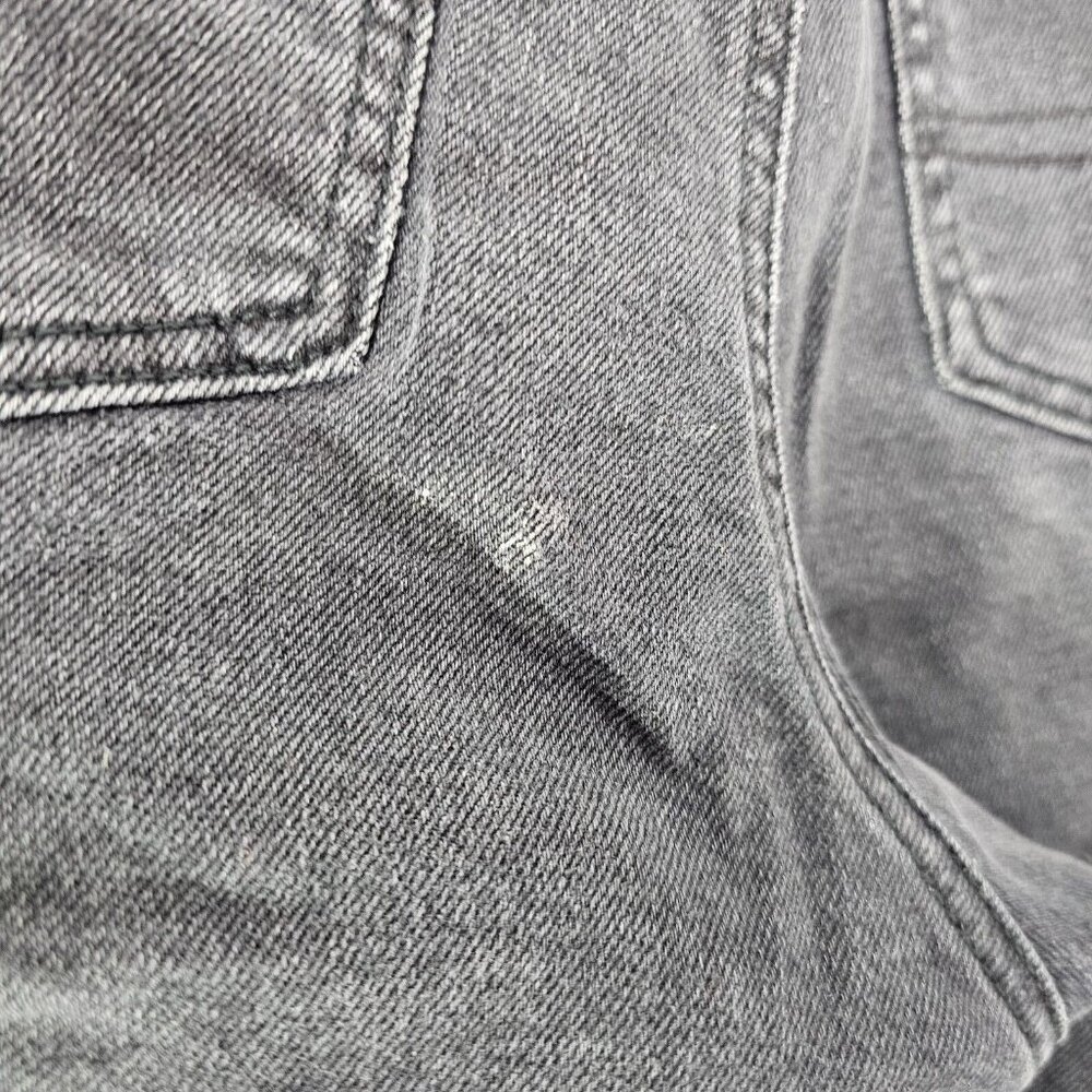 American Eagle Jeans Womens 00 27x27 Black Mom Jean Mid Rise Denim Stretch - Picture 8 of 11